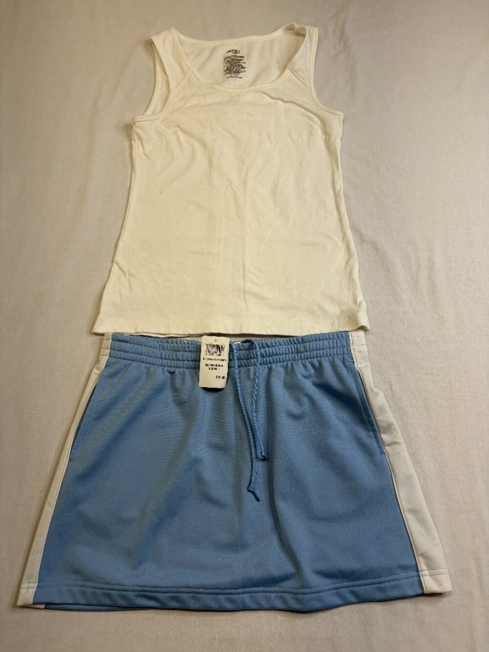 Danskin Tank & Lady Foot Locker Skirt Bundle Women S/XS Athletic